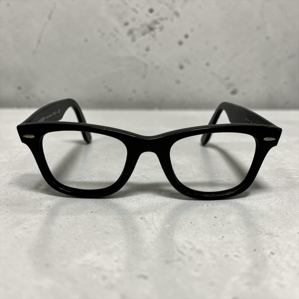 Ray-Ban Wayfarer RB2140 901 Eyeglass Frames Parts Repair No Lenses Italy